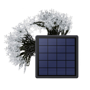 Outdoor 200 LED Snowflake Solar Powered Light