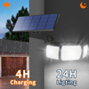 Lampu Dinding Suria Kalis Air Luaran dengan Penderia Gerakan 270&deg;Sudut Lebar 1200LM 