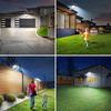 Panlabas na Security Solar Street Light na may 240&deg; Wide Lighting 2000LM Motion Sensors