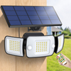 Lampu Dinding Suria Kalis Air Luaran dengan Penderia Gerakan 270&deg;Sudut Lebar 1200LM 